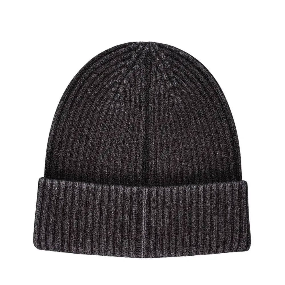 HatPhile Running on Caffeine & Anxiety Black Cat Vintage Beanie
